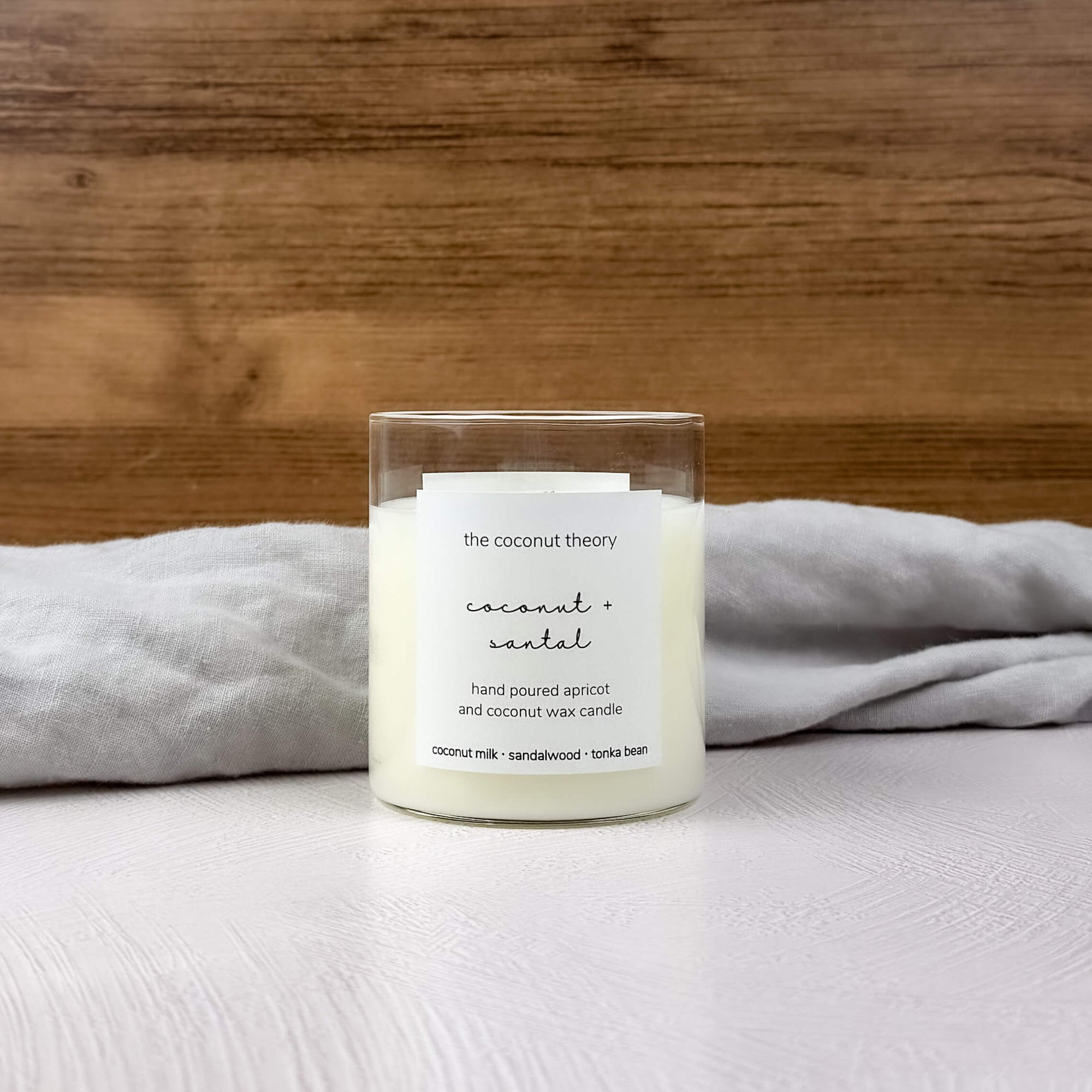 Coconut Sandalwood Candle | Coconut + Santal | The Coconut Theory