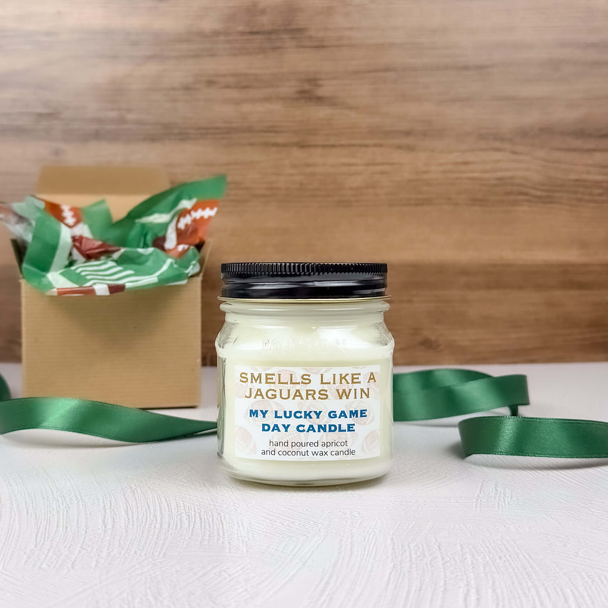 Game Day Candle – Choose Your Team | Whiskey, Oak + Vanilla Amber