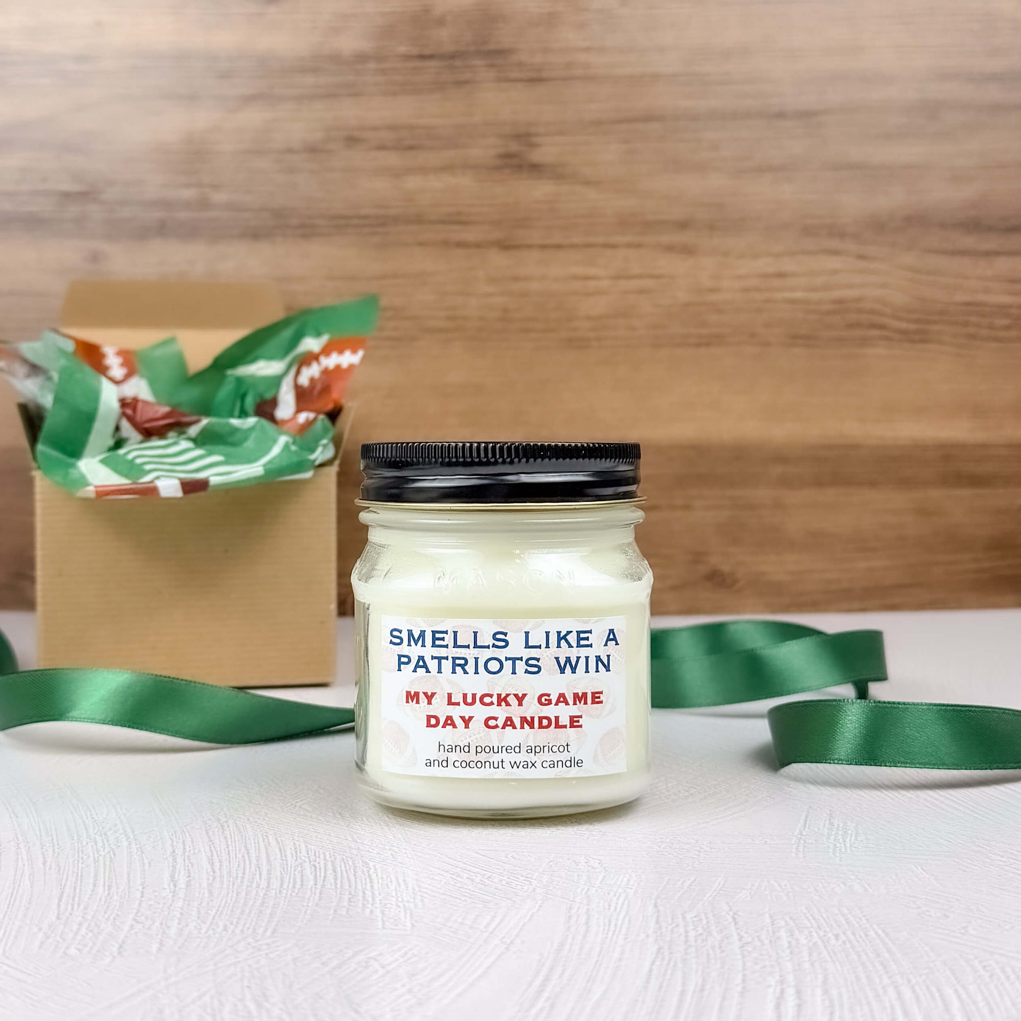 Game Day Candle – Choose Your Team | Whiskey, Oak + Vanilla Amber