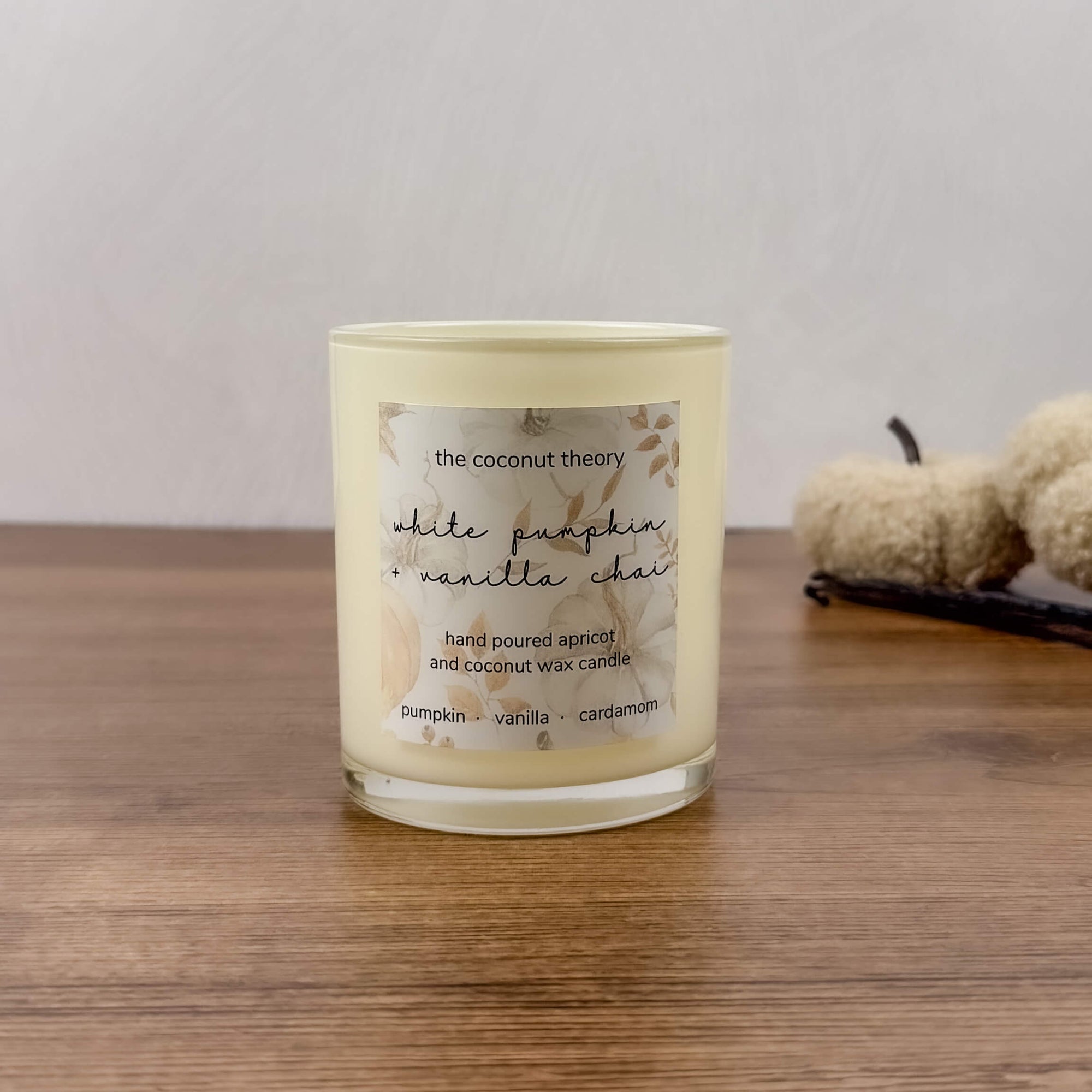 White Pumpkin + Vanilla Chai | Candle | Warm + Spiced
