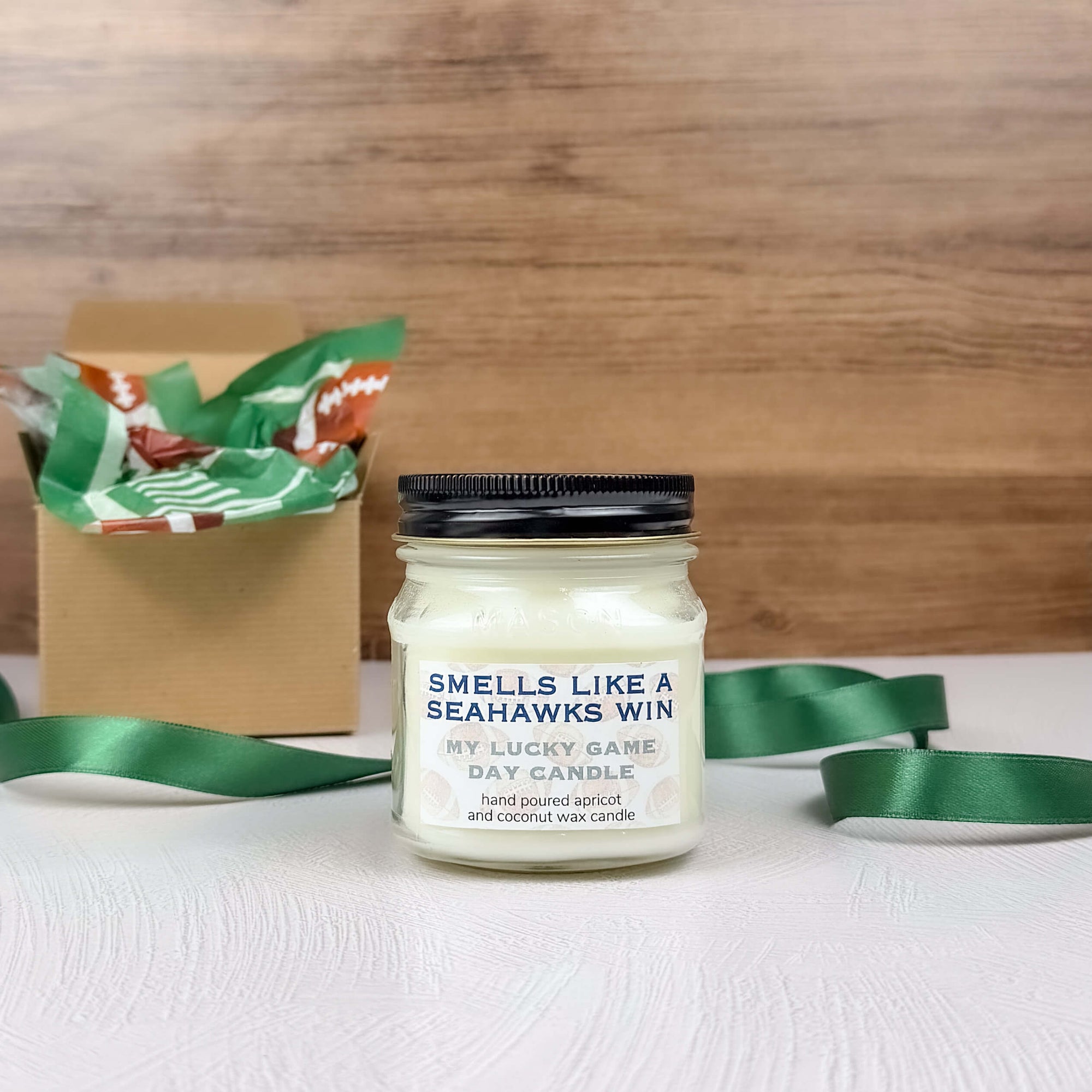 Game Day Candle – Choose Your Team | Whiskey, Oak + Vanilla Amber