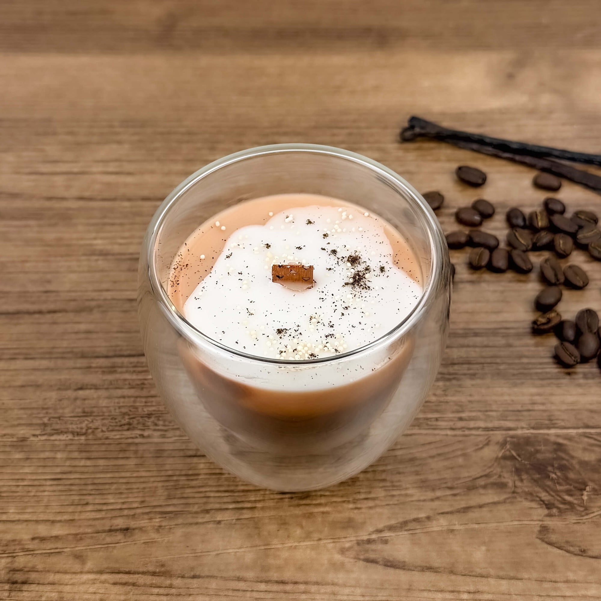 Vanilla Bean Latte Candle | Harvest Home Coffee House Collection