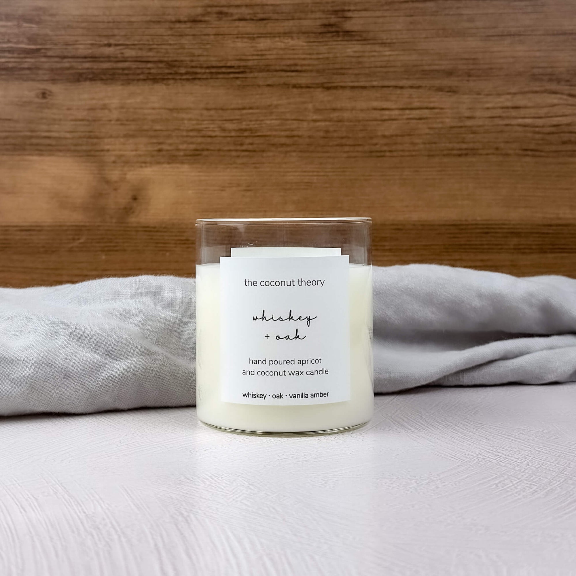 Whiskey Oak Candle | Whiskey + Oak | The Coconut Theory