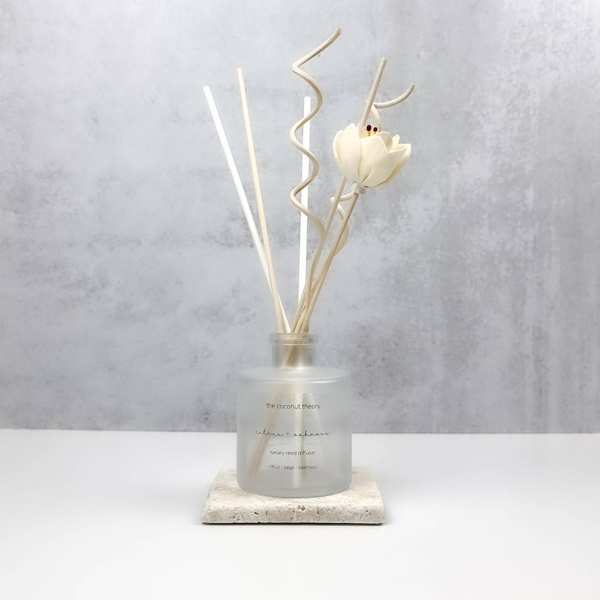Opero Reed Diffuser Luxury Reed Diffuser ~ Citrus + Oakmoss – The Coconut Theory